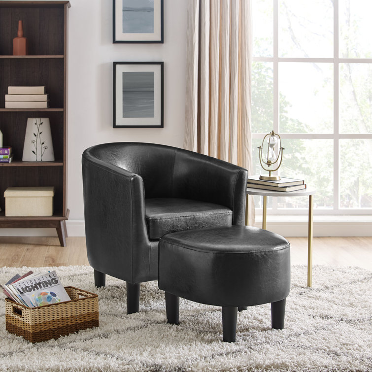 Wade Logan® Aldayshein Upholstered Barrel Chair & Reviews | Wayfair